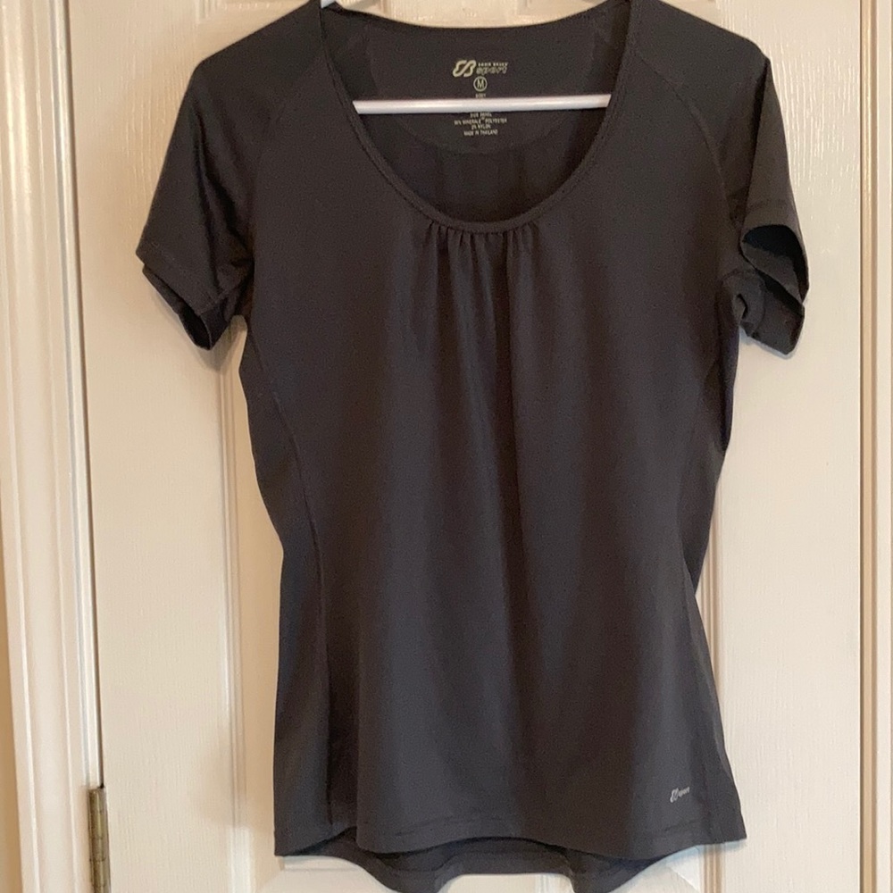 Eddie Bauer Sport shirt sleeve gray top